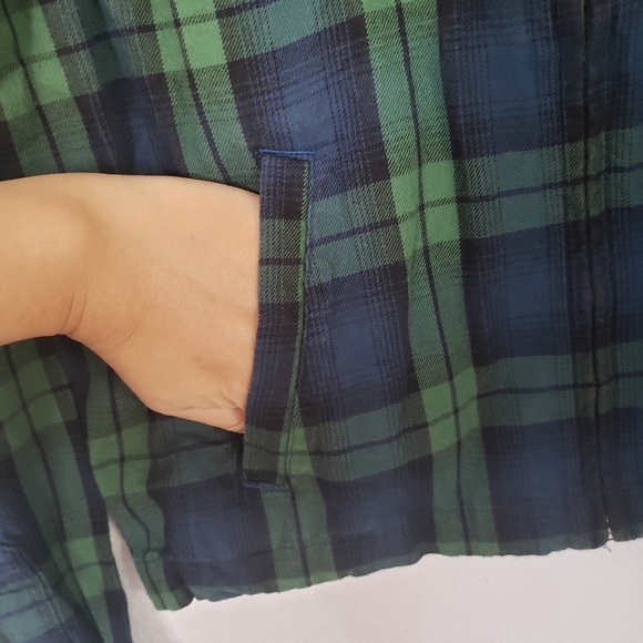 OBEY Maddy Zip-Up Flannel Shirt XS - Picture 7 of 13